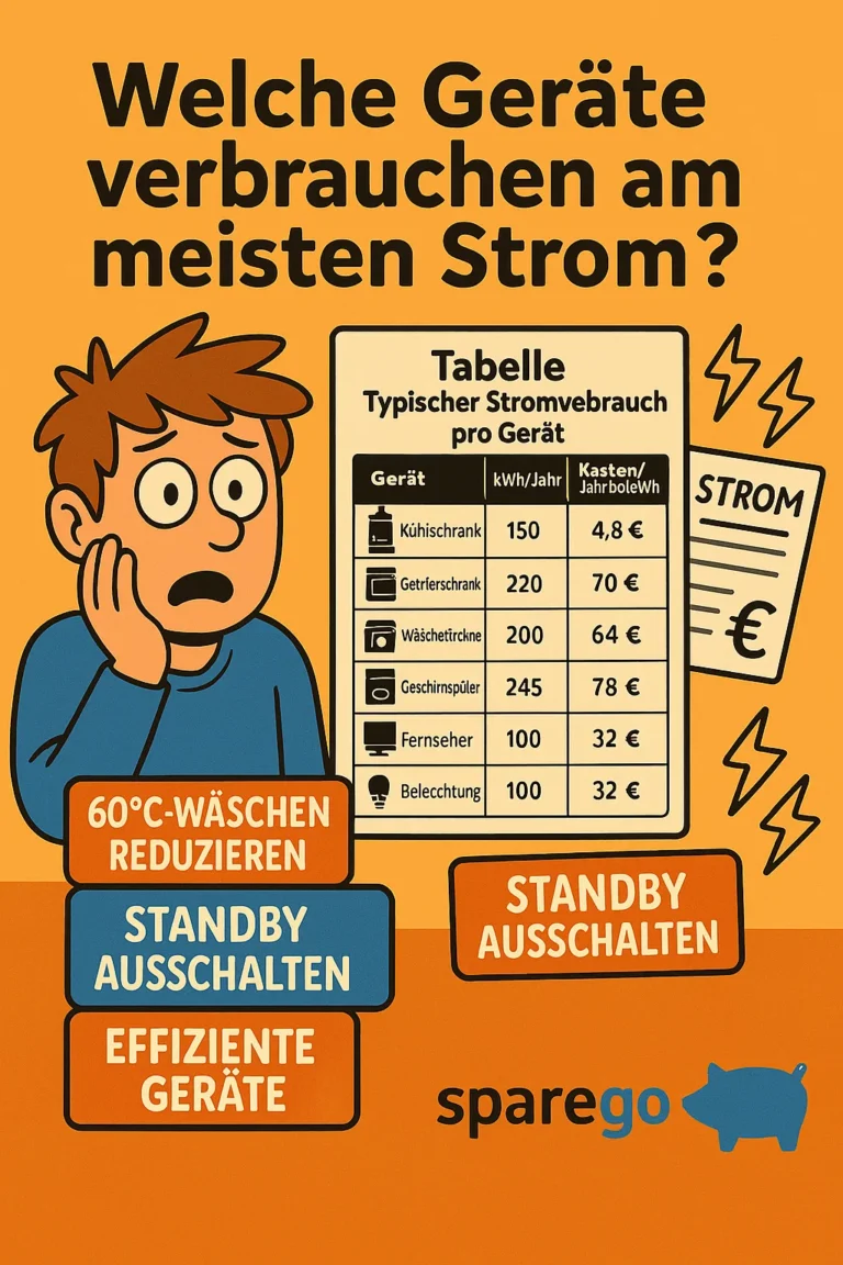 Welche Haushaltsgeraete brauchen den meisten Strom
