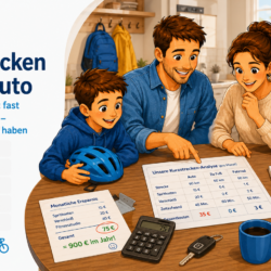 Geh kurze Strecken zu Fuß – Bewegung spart Sprit und Fitnessstudio.