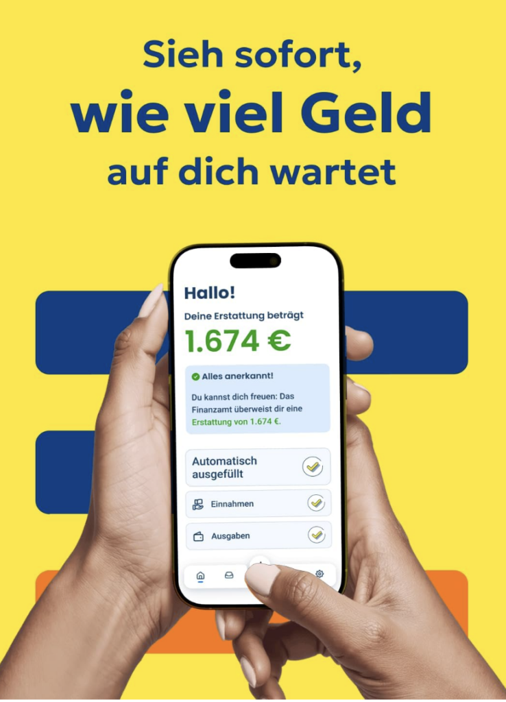 WISO Steuer 2026 App zeigt sofort die berechnete Erstattung an