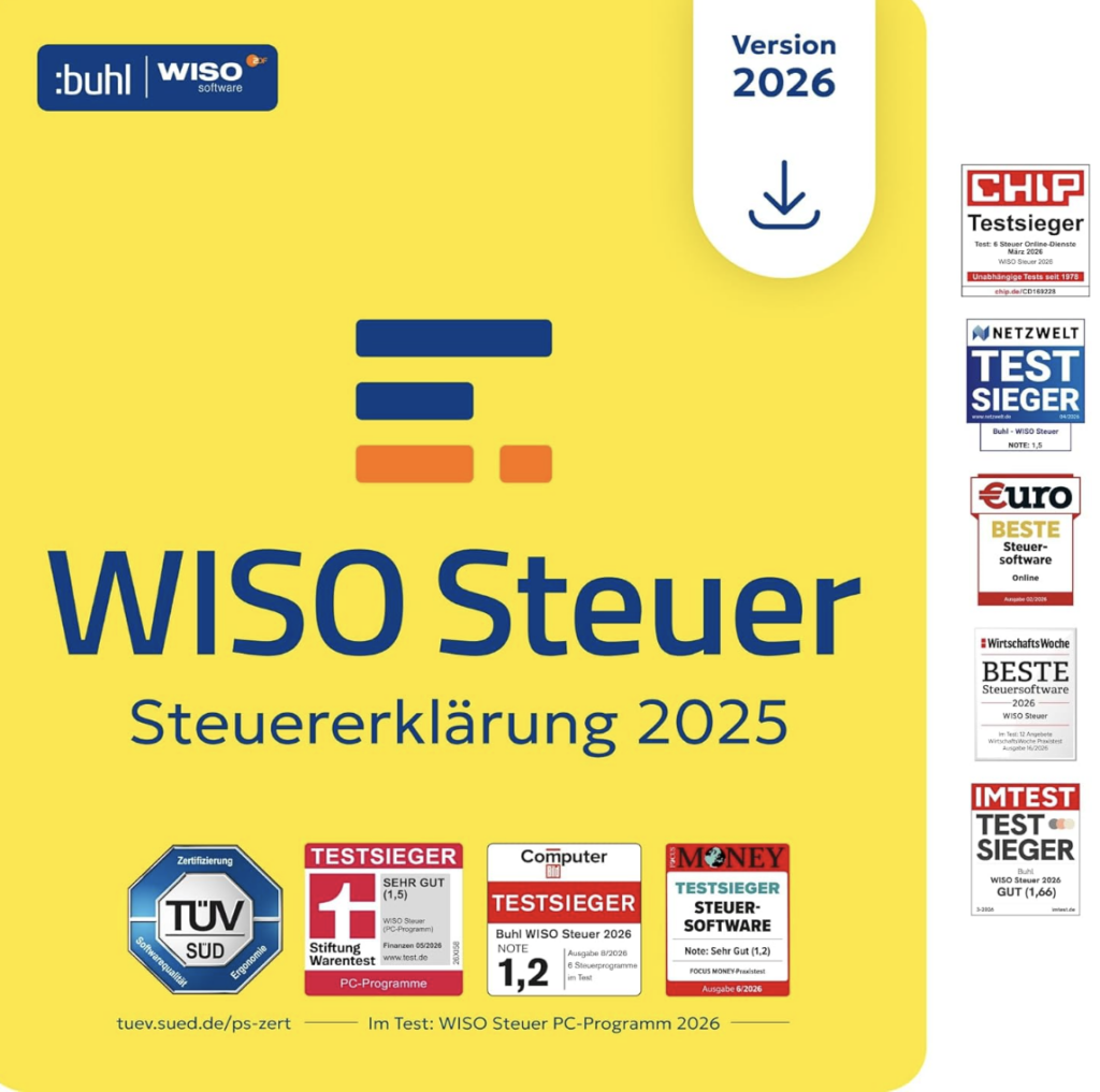 WISO Steuer 2026 für Steuerjahr 2025