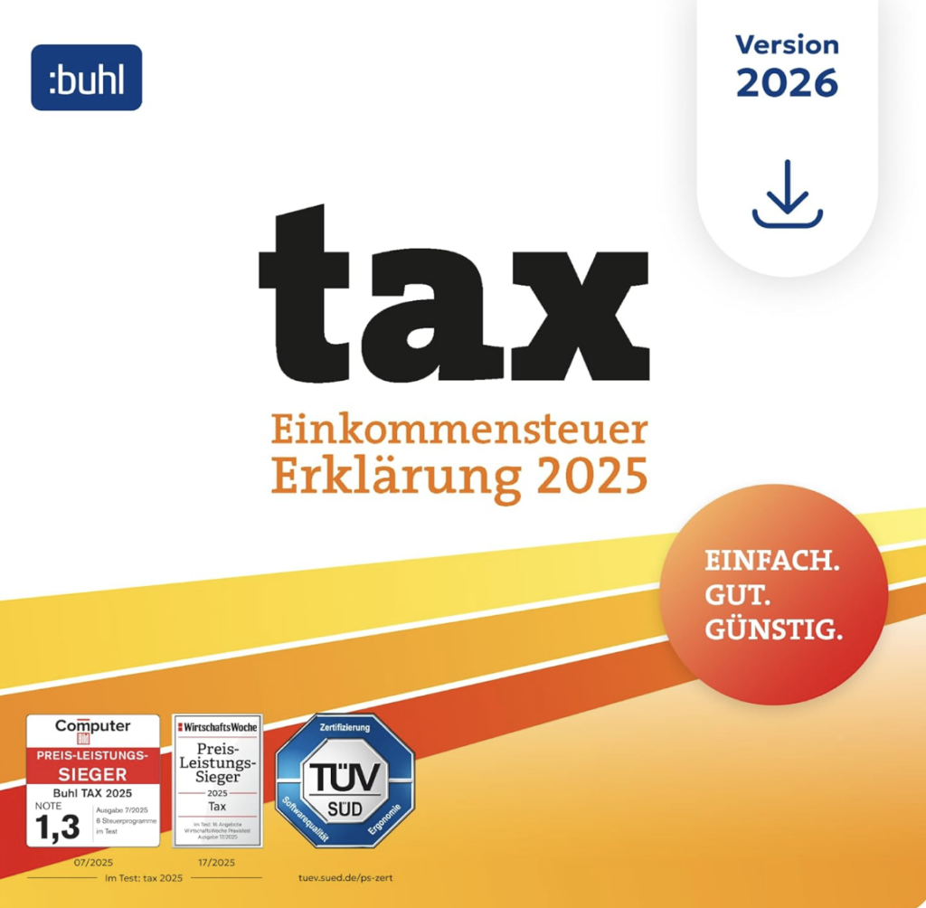 tax 2026 Einkommensteuererklärung 2025