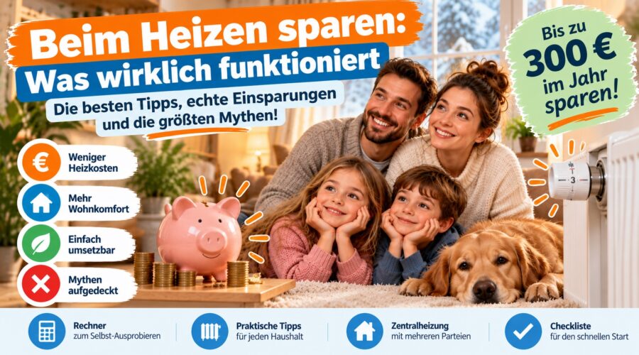 Beim Heizen sparen - Was 2026 wirklich funktioniert