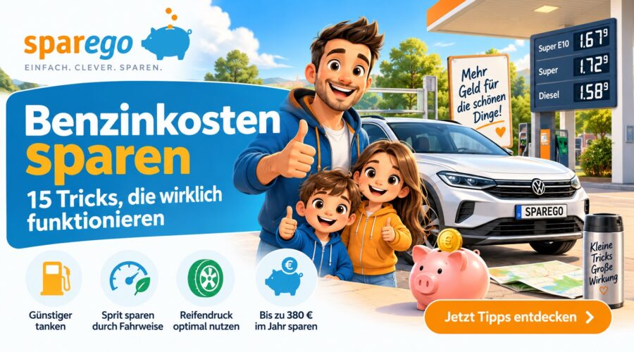 Benzinkosten sparen: 15 Tricks, die wirklich funktionieren