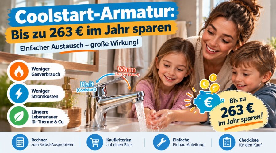 Coolstart Armatur Einfacher Austausch große Wirkung
