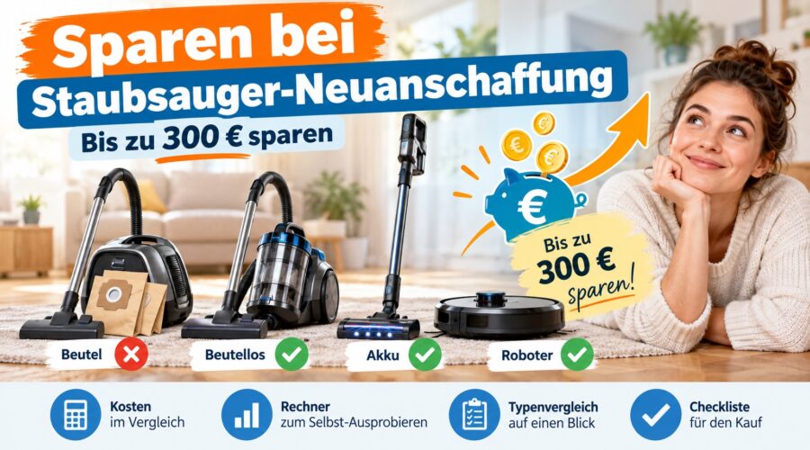 Sparen bei Staubsauger NEuanschaffung